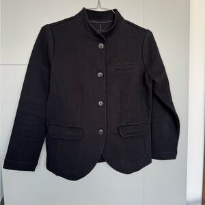 Banana Republic military style Black Pique Women's Jacket